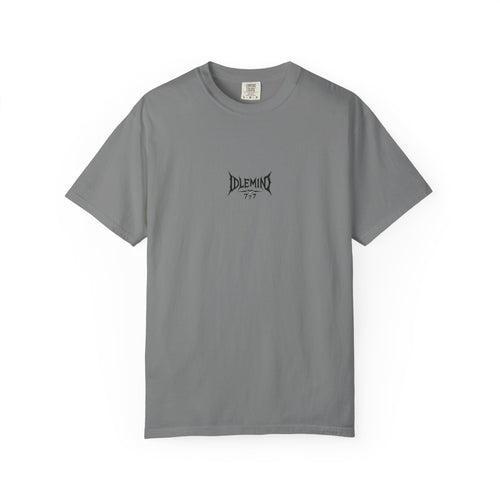 Idle Mind Skull T-Shirt — "The Devil Lives in an Idle Mind" Graphic Tee